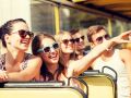 Jugengreisen Gruppe im Bus