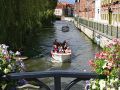Gent, Blick auf Gracht von Lievebrug Gent, Blick auf Gracht von Lievebrug